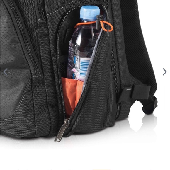 Everki Laptop Business Backpack Black with Orange lining - Picture 7 of 9